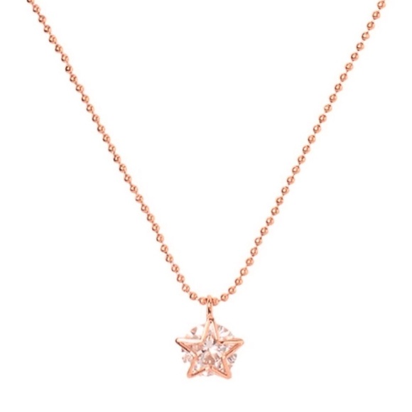 KATE SPADE • Rose Gold Something Sparkly Star Pendant Necklace - Picture 1 of 4